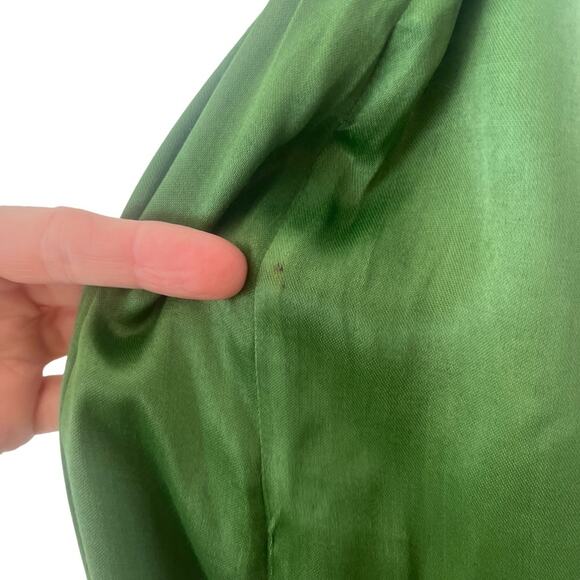 Free People x Brenda Knight green baggy pant harem small - Picture 5 of 7